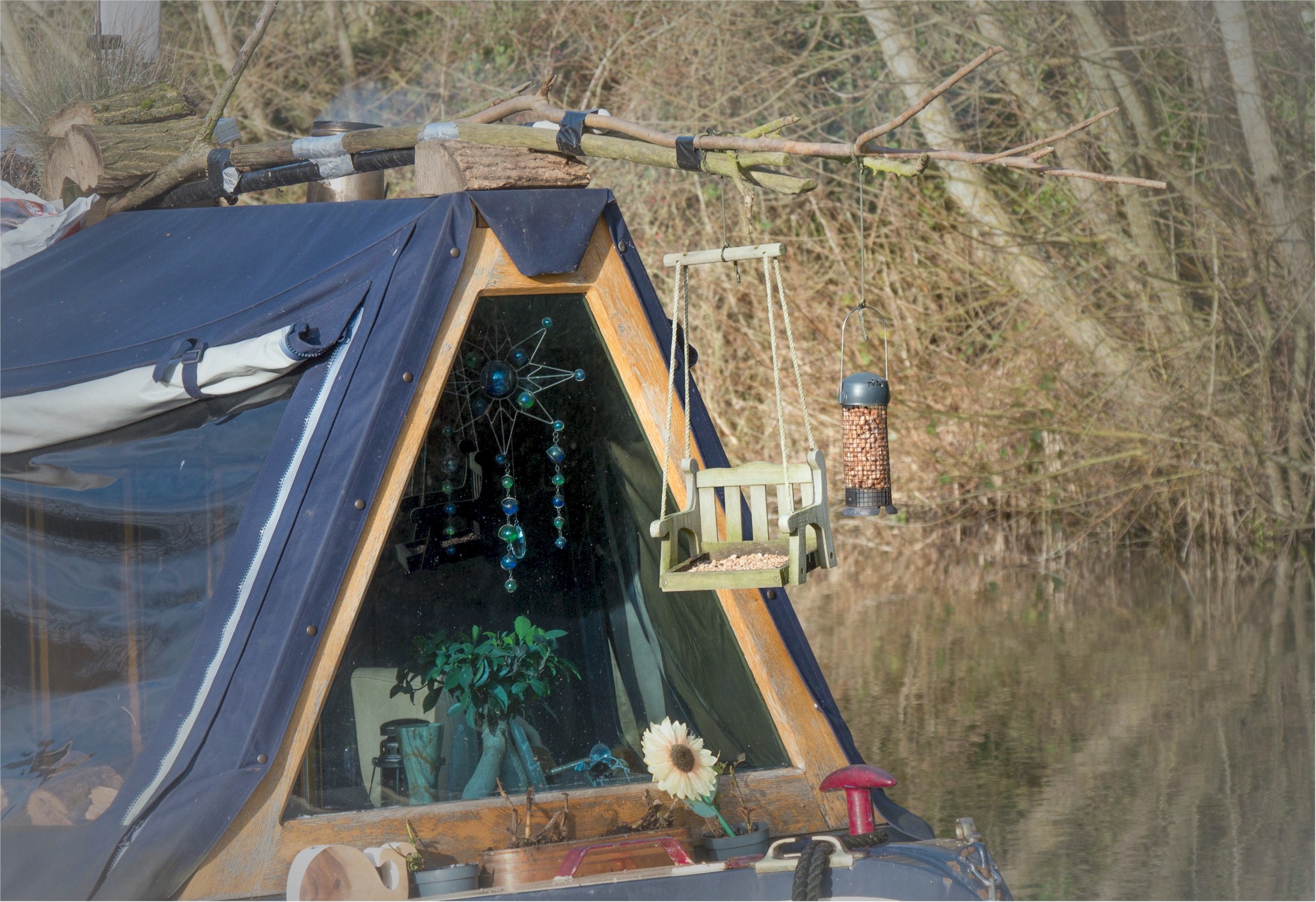  Houseboat on the Kennet and Avon canal